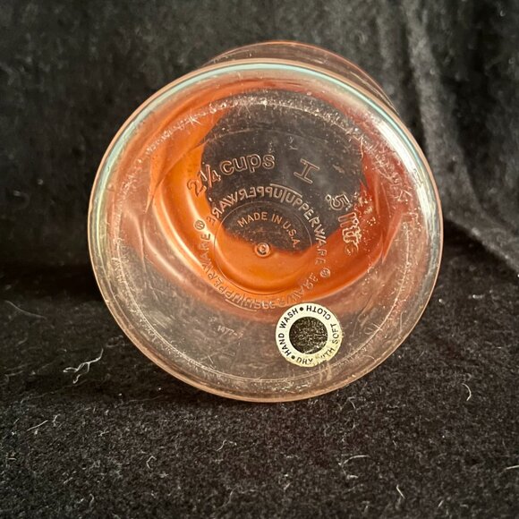 4 - Vintage Estate Tupperware Clear Push Button Lid Storage - Picture 6 of 12